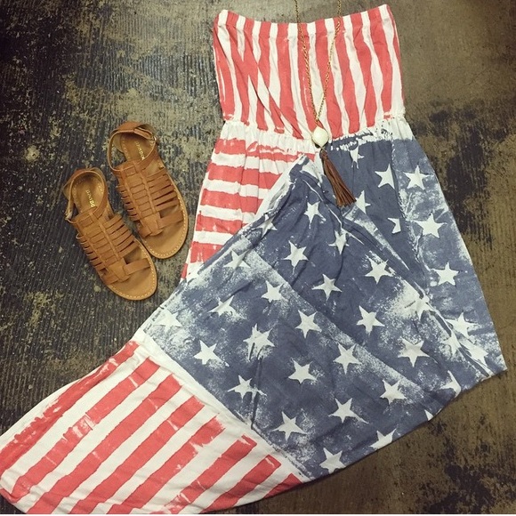 American Flag Maxi Dress