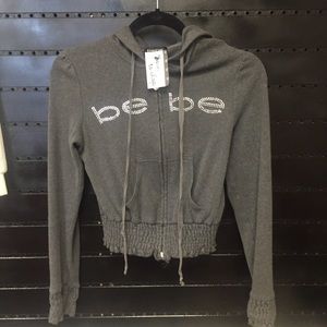 Bebe grey sweater small