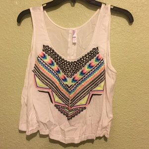 Colorful crop top