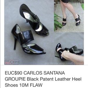 ⛔️SOLD⛔️ Carlos Santana black patent heels