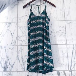 Lush patterned strappy dress