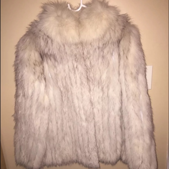 Saga fox genuine fox fur jacket