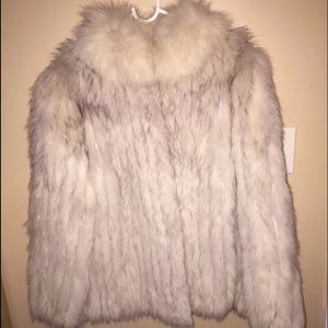Saga fox genuine fox fur jacket