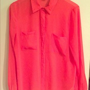 Basic sheer button down