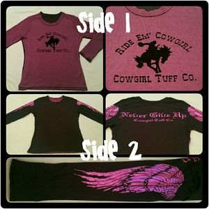 Cowgirl Tuff Reversible long sleeve