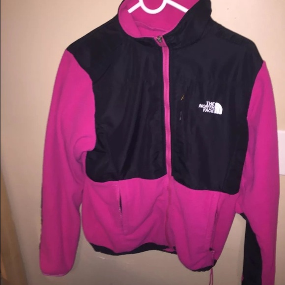 genuine pink and black Northface