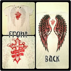 Cowgirl Tuff burnout tee