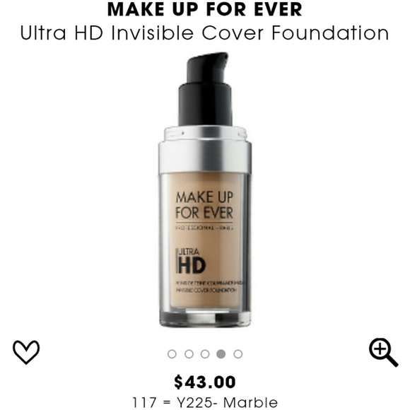 Makeup Forever Ultra HD Foundation 117 - Y225