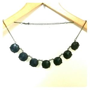 Navy Collar Necklace