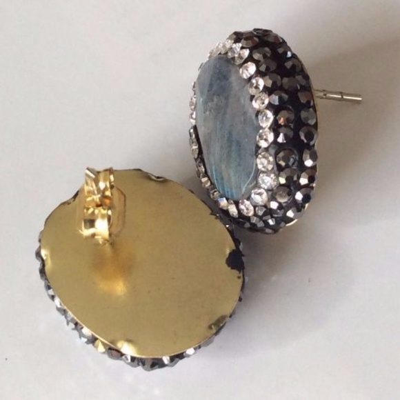 SOLD 925 Artisan Bijoux Onyx Gemstone Earrings - Picture 4 of 6