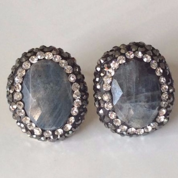 SOLD 925 Artisan Bijoux Onyx Gemstone Earrings - Picture 2 of 6