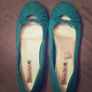 Blue flats