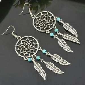 Dreamcatcher Earrings, Cute, Hippie, Boho
