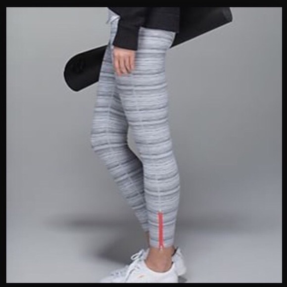 RARE Lululemon High Times Cyber Stripe pants