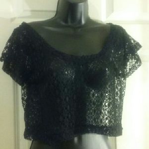 Crotchet/Lace Crop Top
