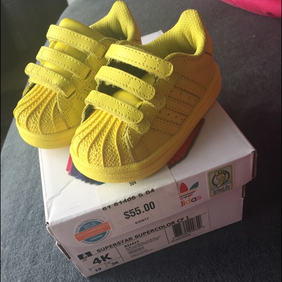 adidas superstar 2 kids yellow