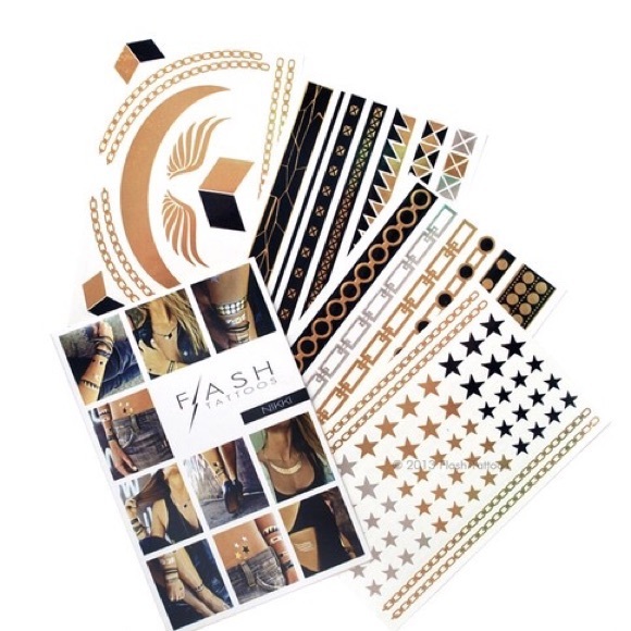 4 Temp Tats Sheets - Picture 2 of 4