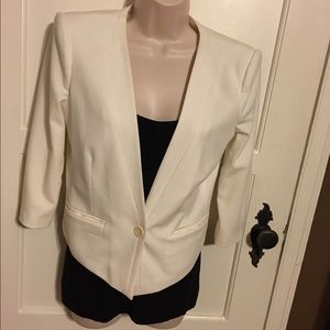White BCBG blazer