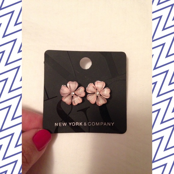 New York & Co pink earrings