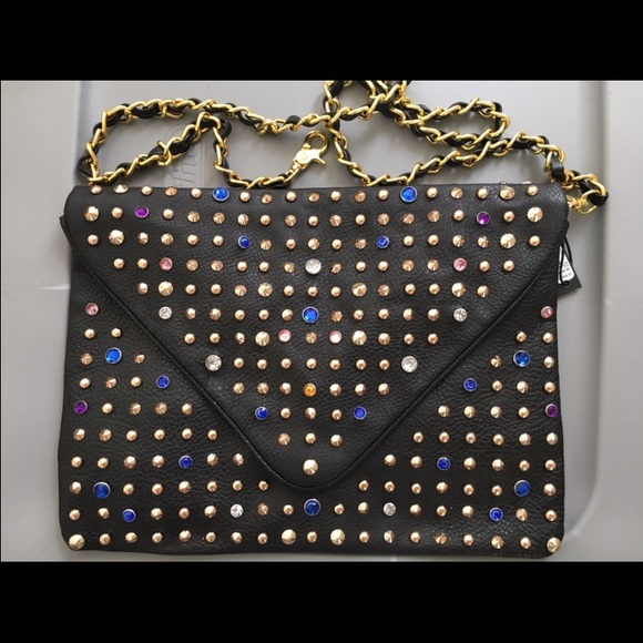Bebe envelope clutch handbag