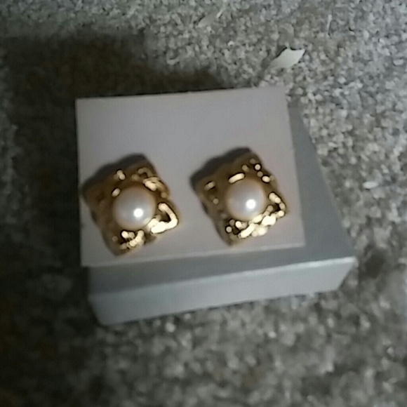 Avon Paridian impressions cabochon pierced earring