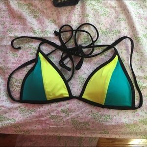 Triangle PINK bikini top