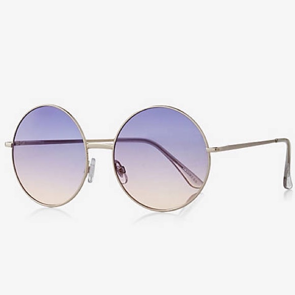 ❤️BOGO❤️New Express Blue Lens Oversized Round
