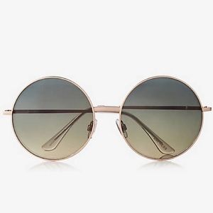 ❤️BOGO❤️New Express Green Mirrored Oversized Round