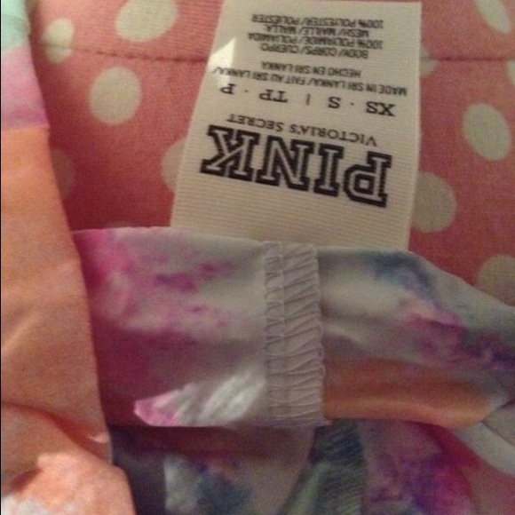 VS PINK watercolor anorak - Picture 2 of 4