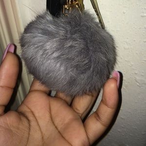 MICHAEL KORS FUR KEYCHAIN!!