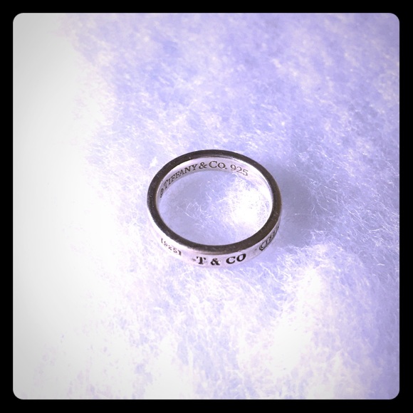 Tiffany ring, sterling silver
