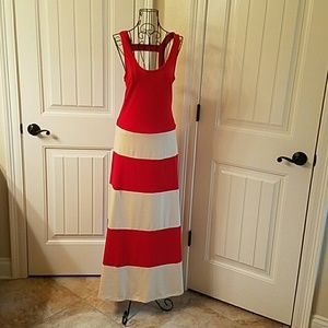 ARDEN B maxi dress w/scoop back