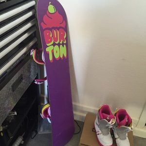 Burton Snowboard and Boots