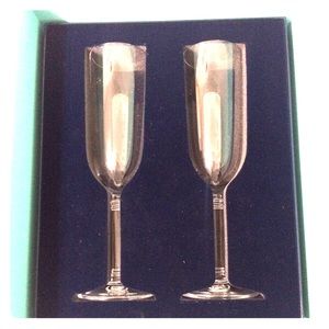 Tiffany & Co. Champagne set of flutes, crystal