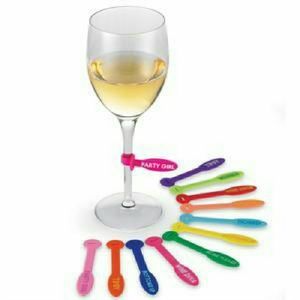 Wine glass decorations.  Wine belts.