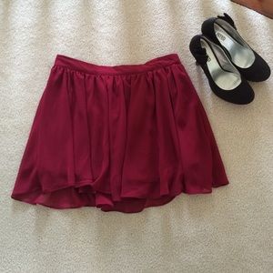 Forever 21 Red Skirt