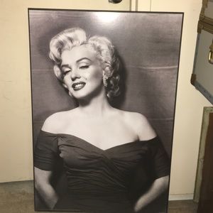 Marilyn Monroe hard cover poster