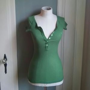 Abercrombie & Fitch green top