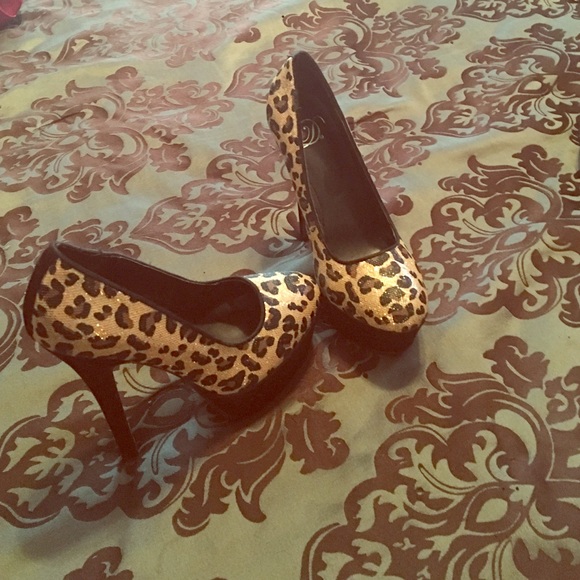 Leopard Heels