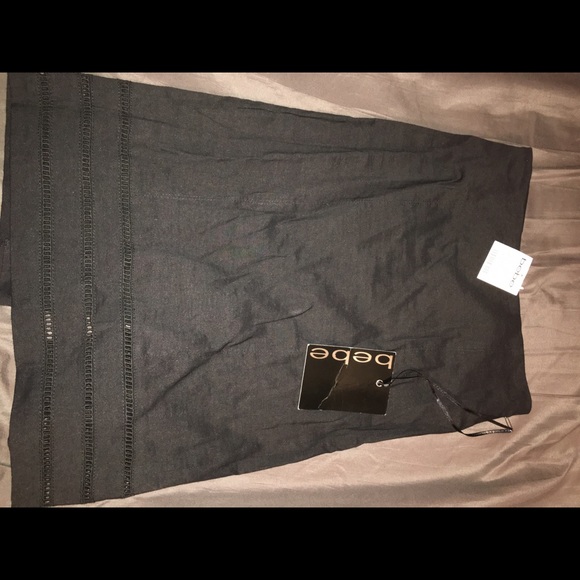 Black BeBe Linen jacket and skirt suit - Picture 4 of 4