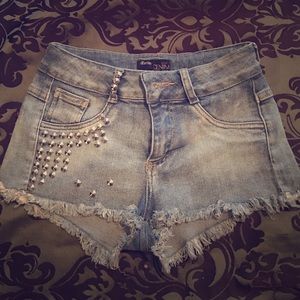 Studded shorts