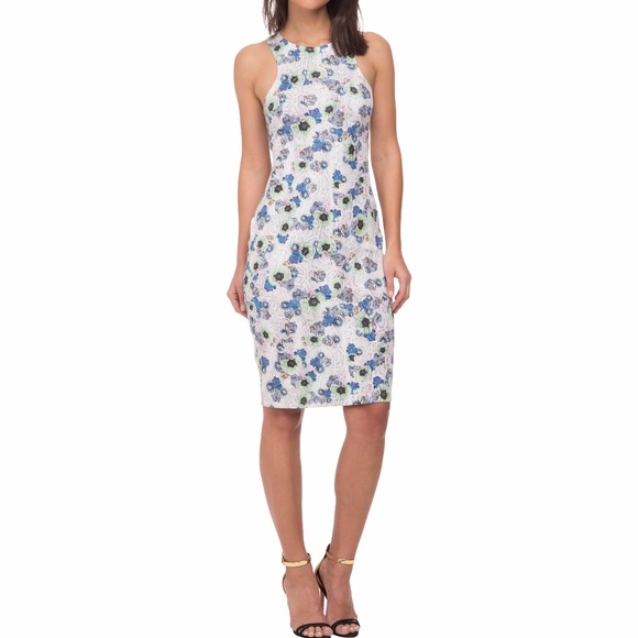 Halter Neck Print Dress - Picture 4 of 6