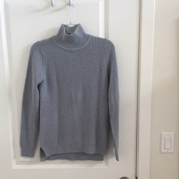 Baby blue Banana Republic mock turtleneck sweater