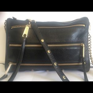 Rebecca Minkoff black leather purse