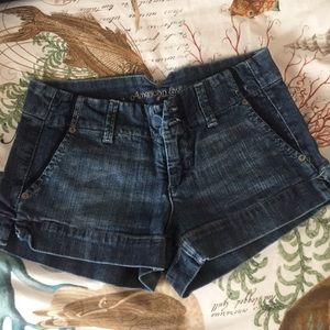 American eagle denim shorts size 4