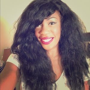 18" lace front wig. USED