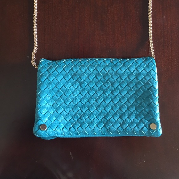 Teal clutch/purse