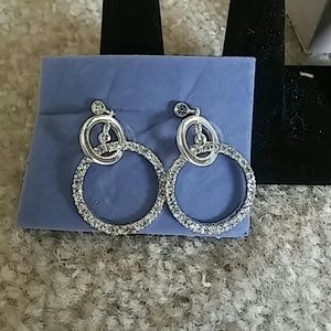 Avon Going in Circles Drop Earrings