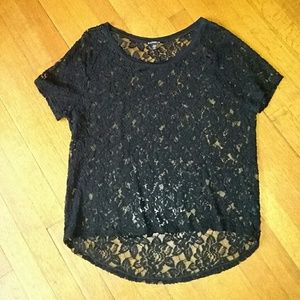 Express Soft Lace Top