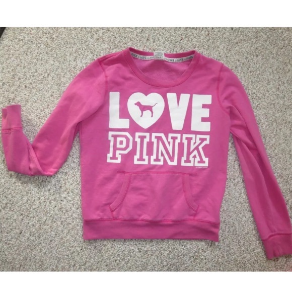 vs PINK crew sweatshirt